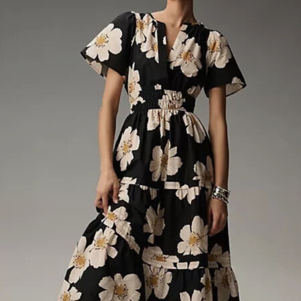 Anthropologie Somerset Maxi Dress Daisies